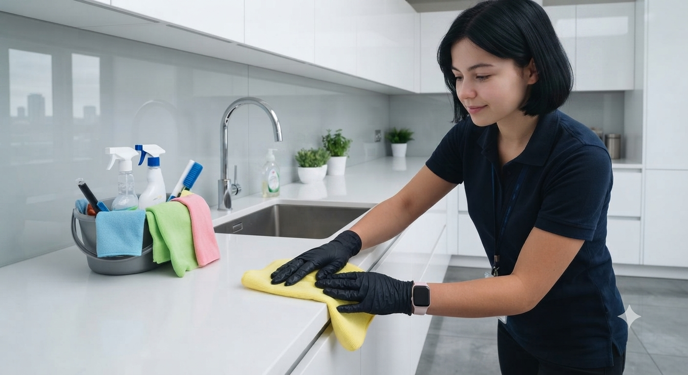 Dusting, washing and aromatization